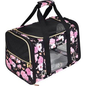 Cat Pet Dog Carrier Airline Approved Soft Pet Travel Carrier with 3 Open Door